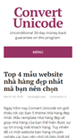 Mobile Screenshot of convertunicode.com