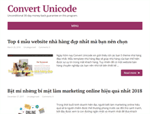 Tablet Screenshot of convertunicode.com